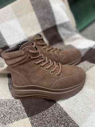 ITTS Кросівки жіночі ITTS -24 шоколадні (зима, шкіра натуральна) (5684) 36 Коломия