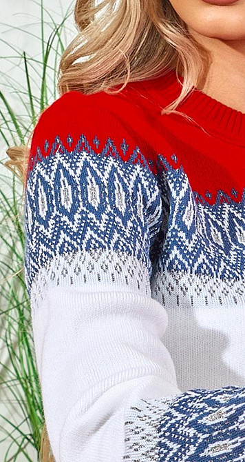 Гарний светр із блискучою ниткою (46) Київ - фото 2