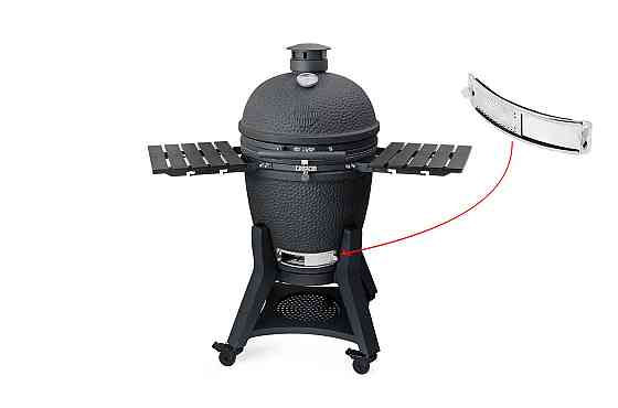 Нижняя заслонка керамического угольного гриля GRILLI Kamado L 5 в 1 777617 Код: 013597 Ровно