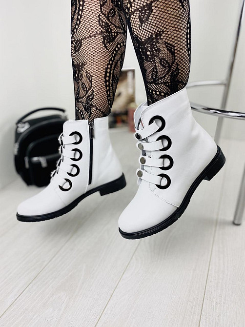 Mioli Жіночі черевики MIOLI білі натуральна шкіра висота 14см розмір 37р.38р.39р. (3148) Коломыя - изображение 8