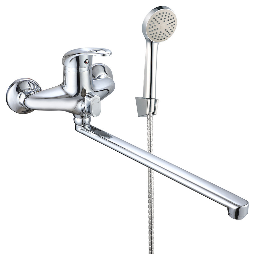 Смеситель для ванны WEZER VRL723-13 с длинным изливом Киев - изображение 1