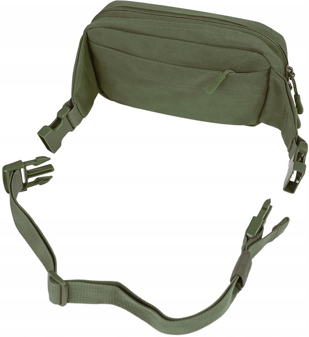 Універсальна Сумка 1.7 літрів на пояс із панеллю MOLLE/PALS Mil-Tec від Sturm "Fanny Pack" (13512501) Olive Нововолинськ - фото 5