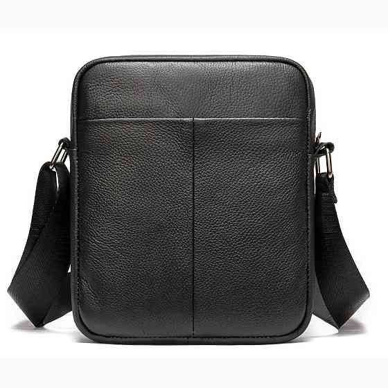 Легкая сумка-мессенджер, Мужска черная сумка, Мессенджер оригинал, Мужская уличная сумка через плечо OD-67 Ивано-Франковск