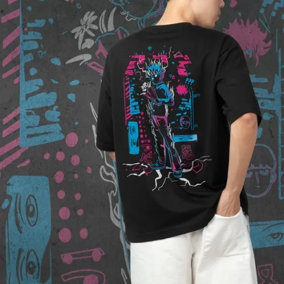 Футболка чоловіча з  принтом Mob Psycho #6 Розмір 48 Anime0902 Дніпро