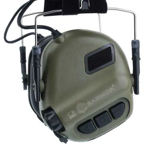 Тактические активные наушники Earmor М31 Оливковый Киев - изображение 2