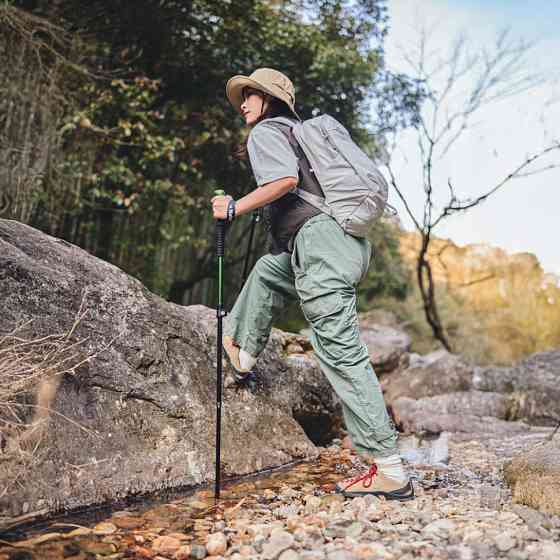 Трекінгова телескопічна палиця Naturehike CNK2550DS010 Sunlit Terk Base, 60-135 см, чорна Київ