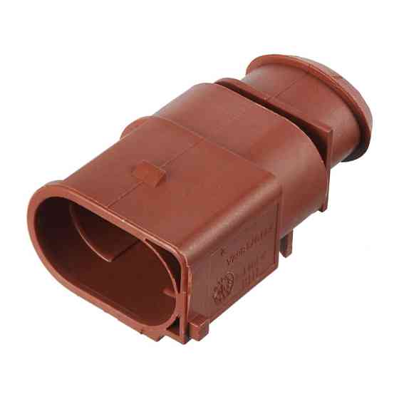 Роз'єм конектор 2-кон., Вентилятор Радіатора, 3B0973852A, 964861-1, 1-966703-2, VAG, TE Audi, Bugatti, Porsche, Seat, Skoda, VW Київ