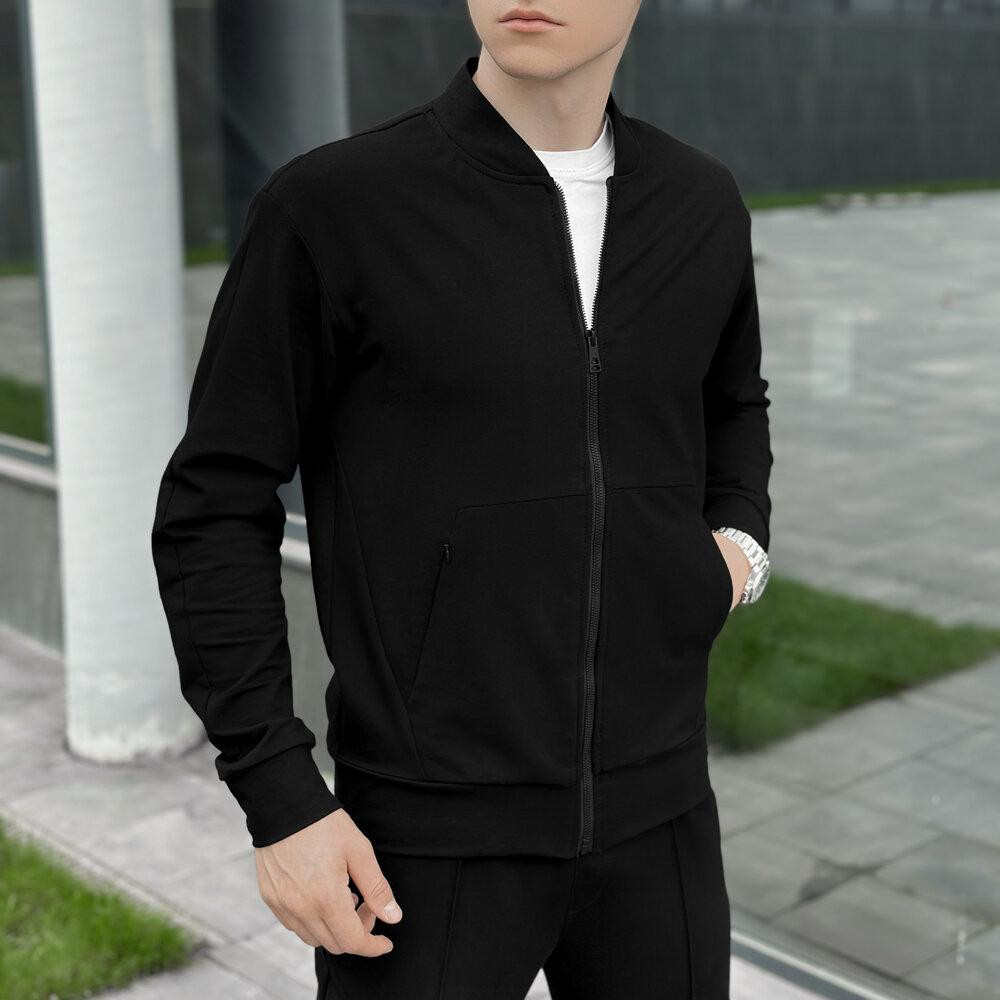 Чорний спортивний чоловічий костюм Pobedov Alpha. Комплект штани і кофта Київ - фото 7