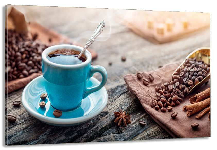 Картина холст в гостиную / спальню  Чашка кави   MLP_287 80x120 см Киев - изображение 1