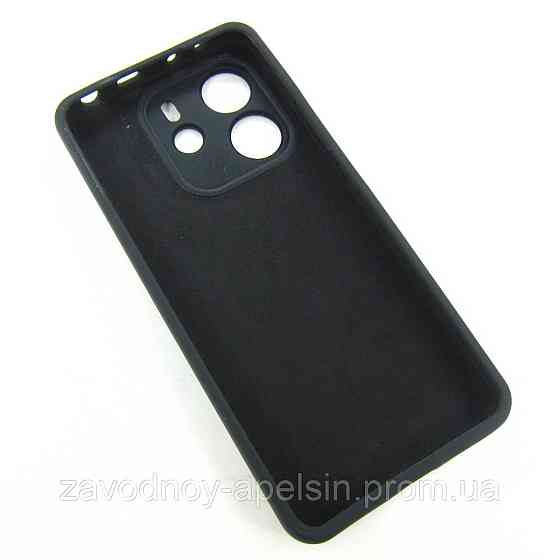 Xiaomi Redmi Note 14 4G Чехол Защита камеры Микрофибра (черный) Одесса