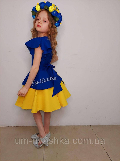 Синьо-жовта святкова сукня в патріотичних кольорах Кривой Рог - изображение 3