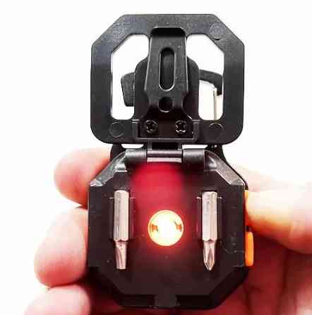 Ліхтар для кемпінгу LL-201, RB438, білий, жовтий, червоний, type-c, індикатор, магніт, карабін, запальничка Дніпро