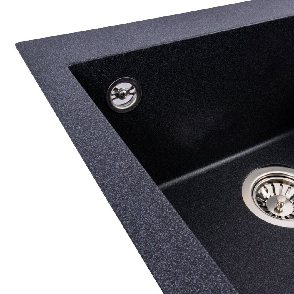 VALESO Гранітна мийка VALESO GALAX 5050 матова Карбон Киев - изображение 3