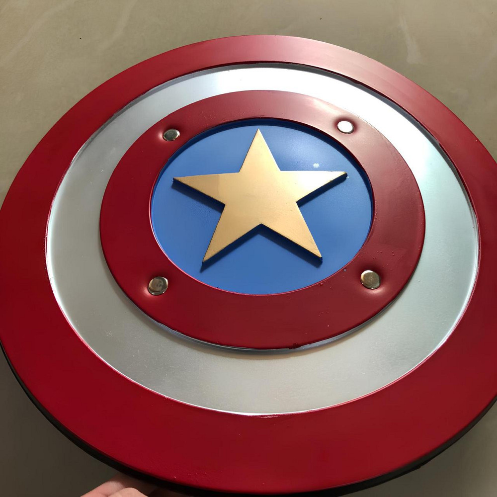 Іграшковий гумовий щит Captain America RESTEQ 1:1. М'який щит Капітана Америки 45 см Київ - фото 5