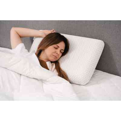 Подушка Ardesto ортопедическая Sleepwell, классическая прямоугольная, пена мемори, 60х40х12см белый (ART6040CLP) Винница