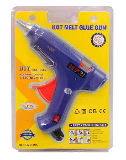 Клеевой пистолет HMGG GG-8, 100W под Толстые 11мм жёлтый Днепр - изображение 1