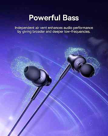 Наушники Baseus Encok CZ11 Wired Earphones Cluster Black Одесса