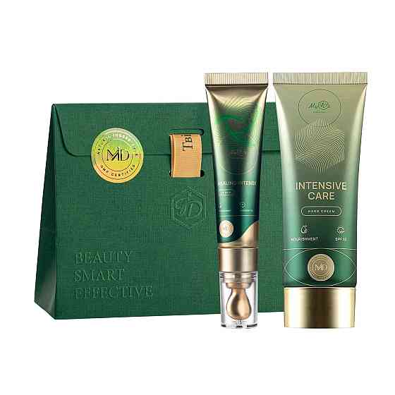 Подарочный набор влюбленным Lover с кремом для рук и бальзамом для губ SET Lover gift MyIDi Винница