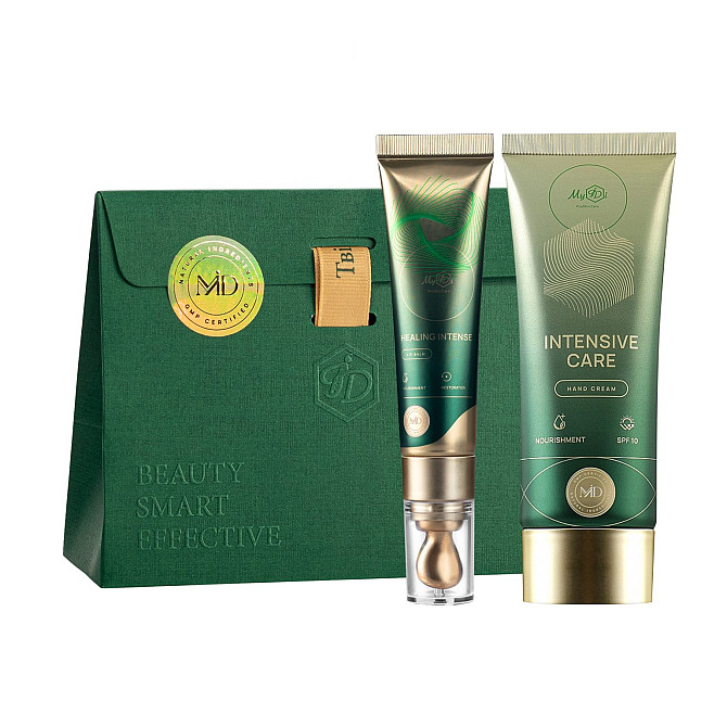 Подарунковий набір закоханим Lover з кремом для рук та бальзамом для губ SET Lover gift MyIDi Вінниця - фото 1