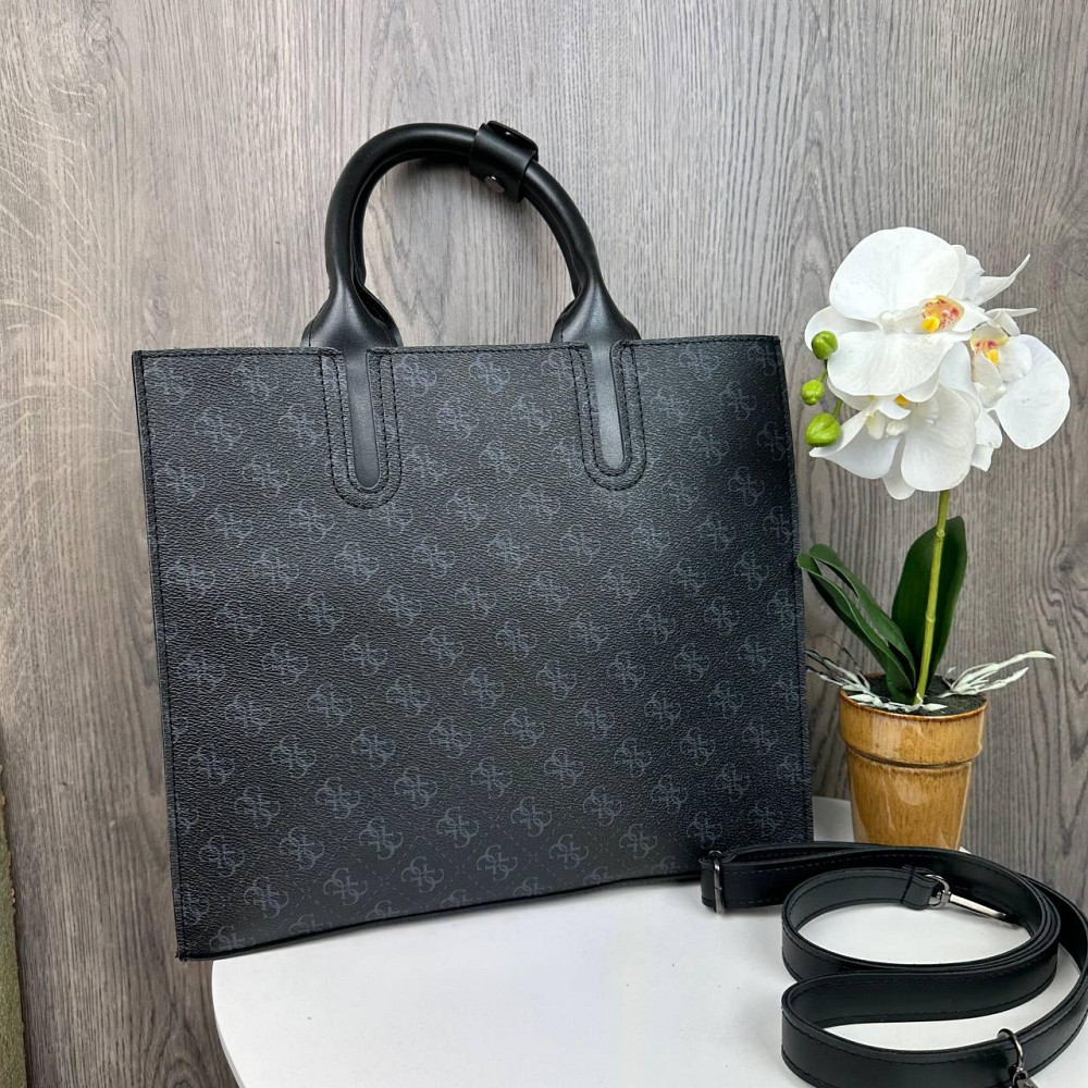 Велика жіноча сумка стиль Гесс на плече, якісна містка сумочка Guess ( 22117 ) Харьков - изображение 1
