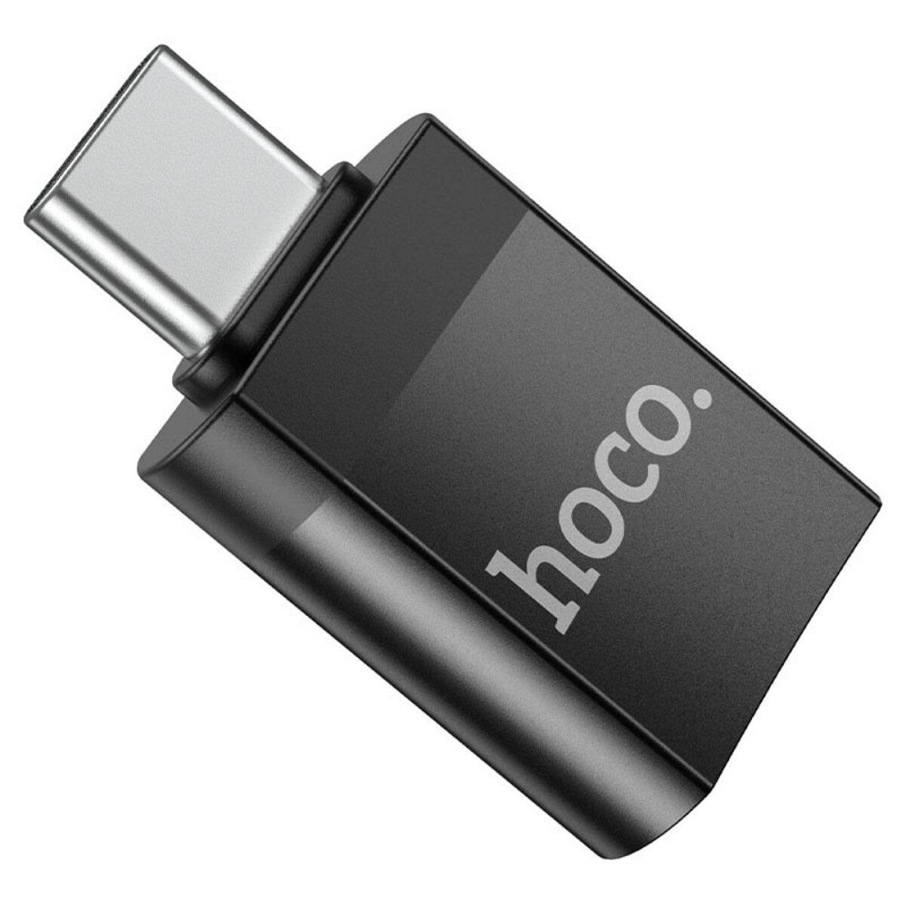 Хаб адаптер перехідник HOCO UA17 Type-C "тато" - USB "мама" USB3.0 adapter Black 6931474762016 Одеса - фото 4