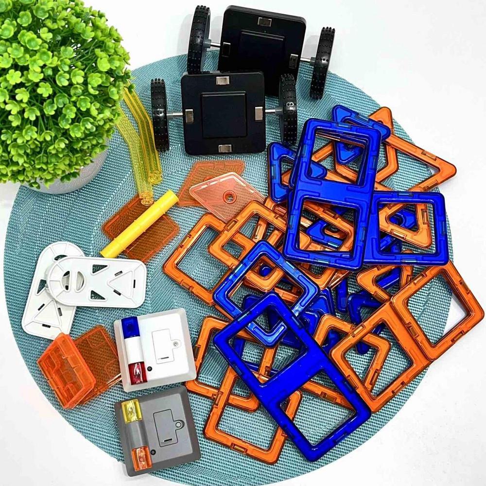 Конструктор магнітний Limo Toy Транспорт 42 деталі (LT6004) Чернигов - изображение 10