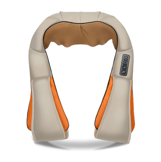 Шиацу массажер для шеи и спины 4 кнопки воротник 55W с функцией подогрева Винница - изображение 1