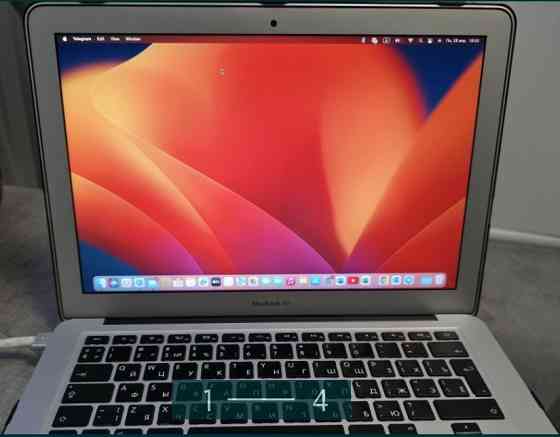 Ноутбук MacBook Air mid 2012, Intel Core i5, 4gb DDR, MacOs Ventura 13.7.5 Харьков
