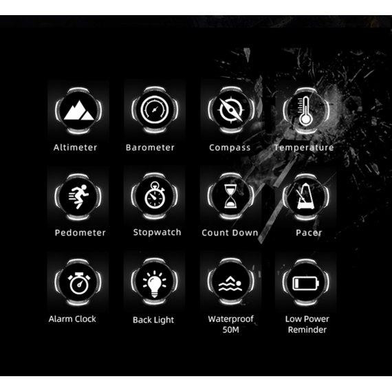 Годинник чоловічий наручний North Edge Vertico з компасом (Чорні) Вінниця - фото 9