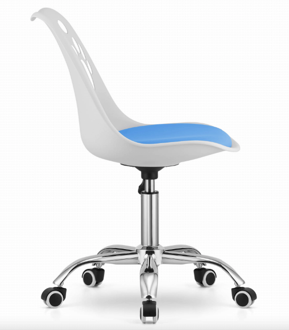 Офісне крісло Leobert Print біло-блакитний Киев - изображение 4