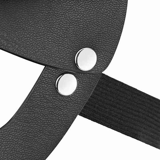 Маска кішечки Bedroom Fantasies PU Leather Kitty Black, чорна Sex Aura Київ