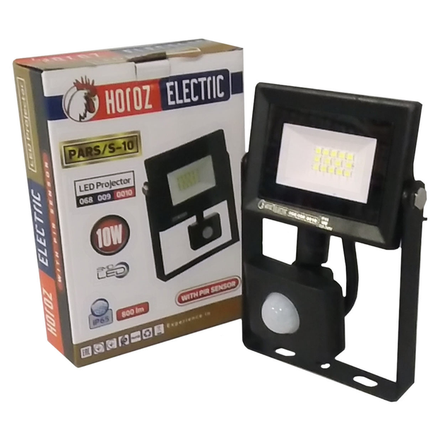 Прожектор світодіодний LED 10W 6400K IP65 з датчиком руху Харків - фото 3