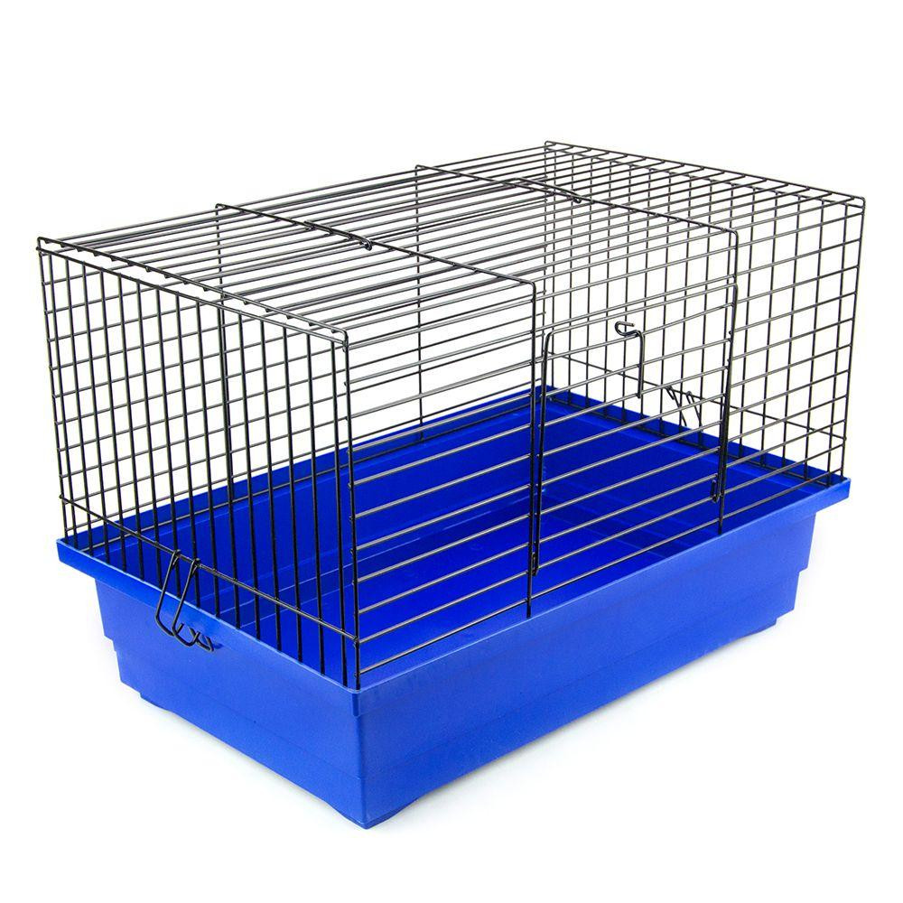 Клітка Кролик Міні для морських свинок, кролів та інших тварин середніх розмірів цинкова (47 х 30 х 30 см), Лорі Київ - фото 1