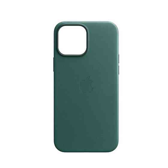 Чохол для смартфона Leather AAA Full Magsafe IC for iPhone 14 Pro Max Pine Green Київ