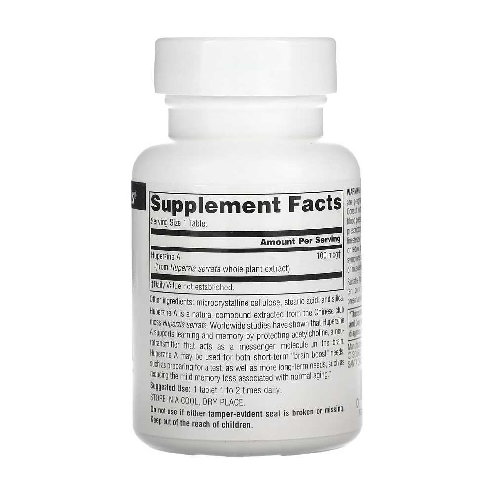 Гуперзин А Source Naturals Huperzine A 100mcg - 120 tabs Луцьк - фото 2