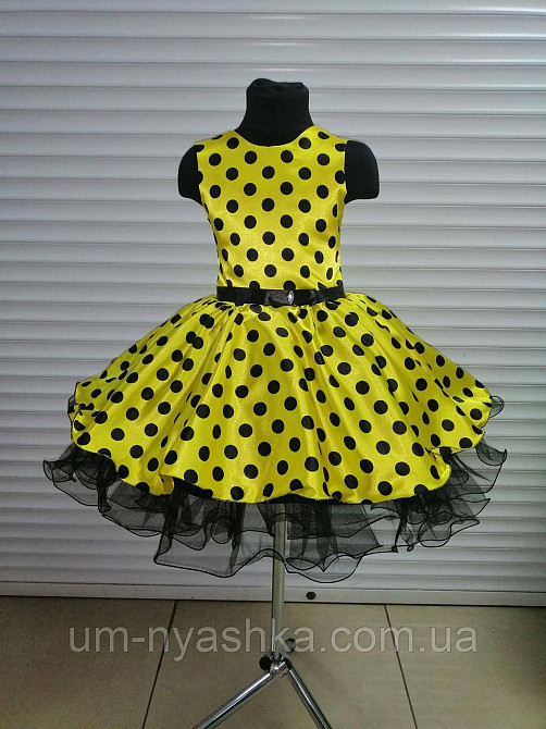 Стиляги детское платье в горох пышное нарядное платье в ретро стиле Кривой Рог - изображение 9