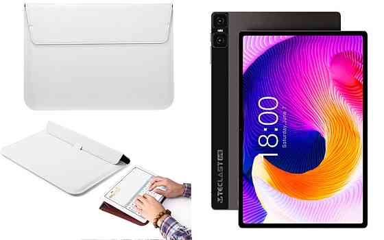 Чохол-конверт VitoCase для Teclast T45HD, з функцією підставки для планшета Білий Київ
