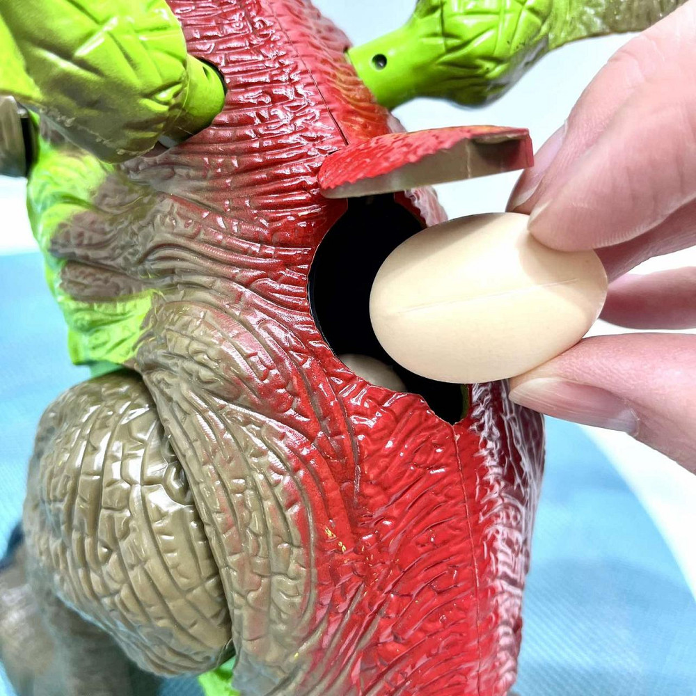 Динозавр відкладає яйця рухає лапами зі світловими та звуковими ефектами (878A) Чернігів - фото 4