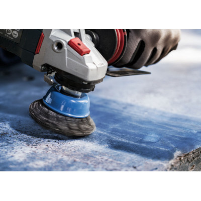 Щітка для електроінструменту Bosch Professional чашкова, сталь, 75мм, 0.5мм, M14 (1.608.622.029) Вінниця - фото 11