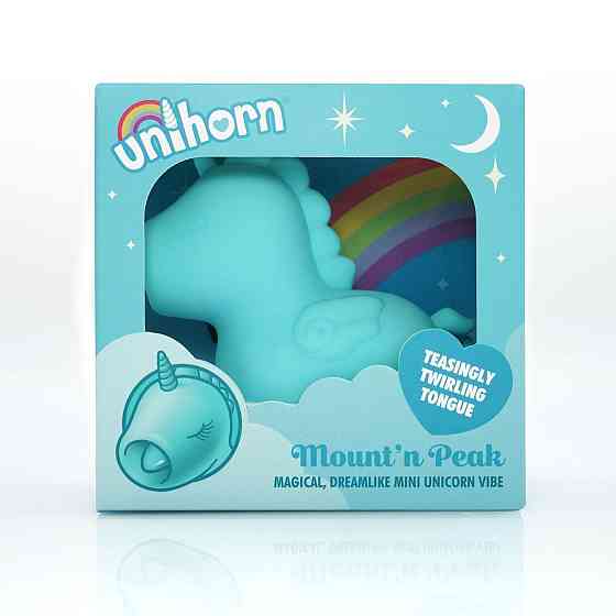 Вібратор-єдиноріжка Unihorn – Mount'n Peak, пестливий язичок Sex Aura Київ