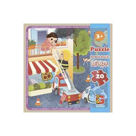 Дитячий пазл "Транспорт" LT09, 20 елементів Вінниця