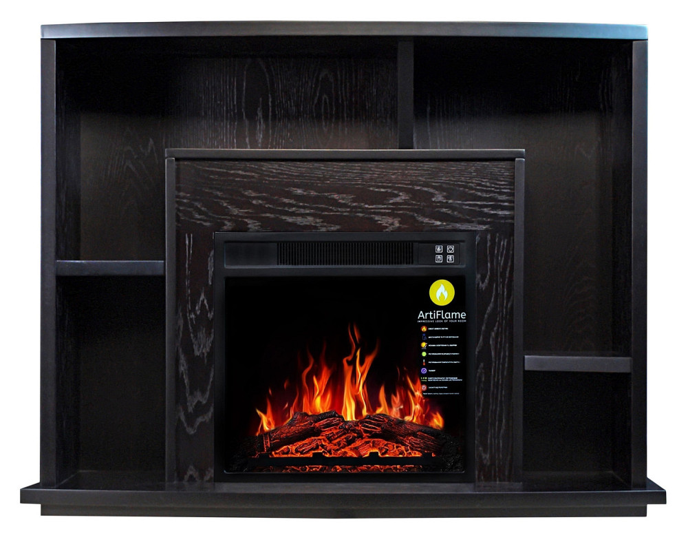 Камінокомплект ArtiFlame BINN AF18 ТЕМНИЙ ГОРІХ Львів - фото 2