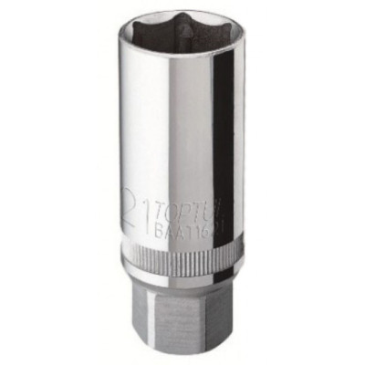 Головка торцевая Toptul свечная 21мм 3/8
