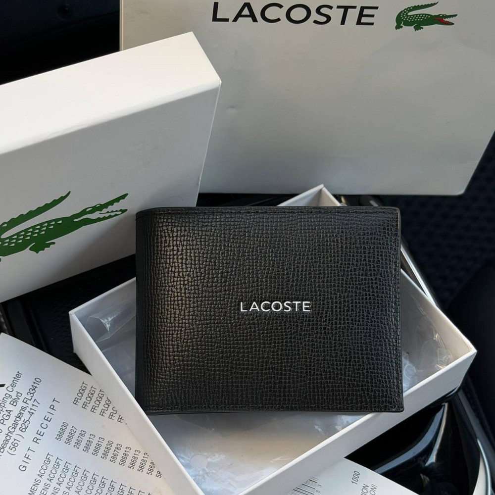 Чоловіче портмоне Lacoste в фірмовій упаковці (А8) Київ - фото 1