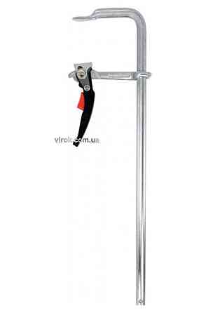 Струбцина з важільним затискачем, стальна, тип "F" YATO; l= 600 мм, h= 120 мм [2/4] Одеса