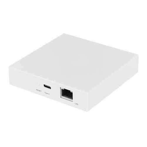 Шлюз розумного будинку Moes MZHUB Zigbee 3 0 Matter Thread Ethernet хаб контролер Tuya Smart Life 128 пристроїв живлення 5В Type C Київ