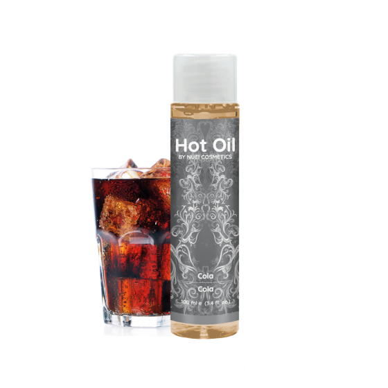 Согревающее съедобное массажное масло вкус: кола HOT OIL, 100 мл Nuei (Испания) Sex Aura Киев