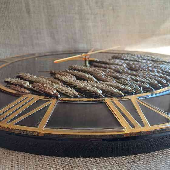 Годинник настінний 40 см з епоксидної смоли ручної роботи Дніпро