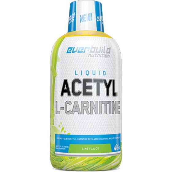 Карнитин Everbuild Nutrition Liquid Acetyl L-Carnitine + Guarana 495 мл, Lime Луцк