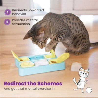 Игрушка для кошек Nina Ottosson Пазлы голубые (0700603714563) Винница - изображение 3